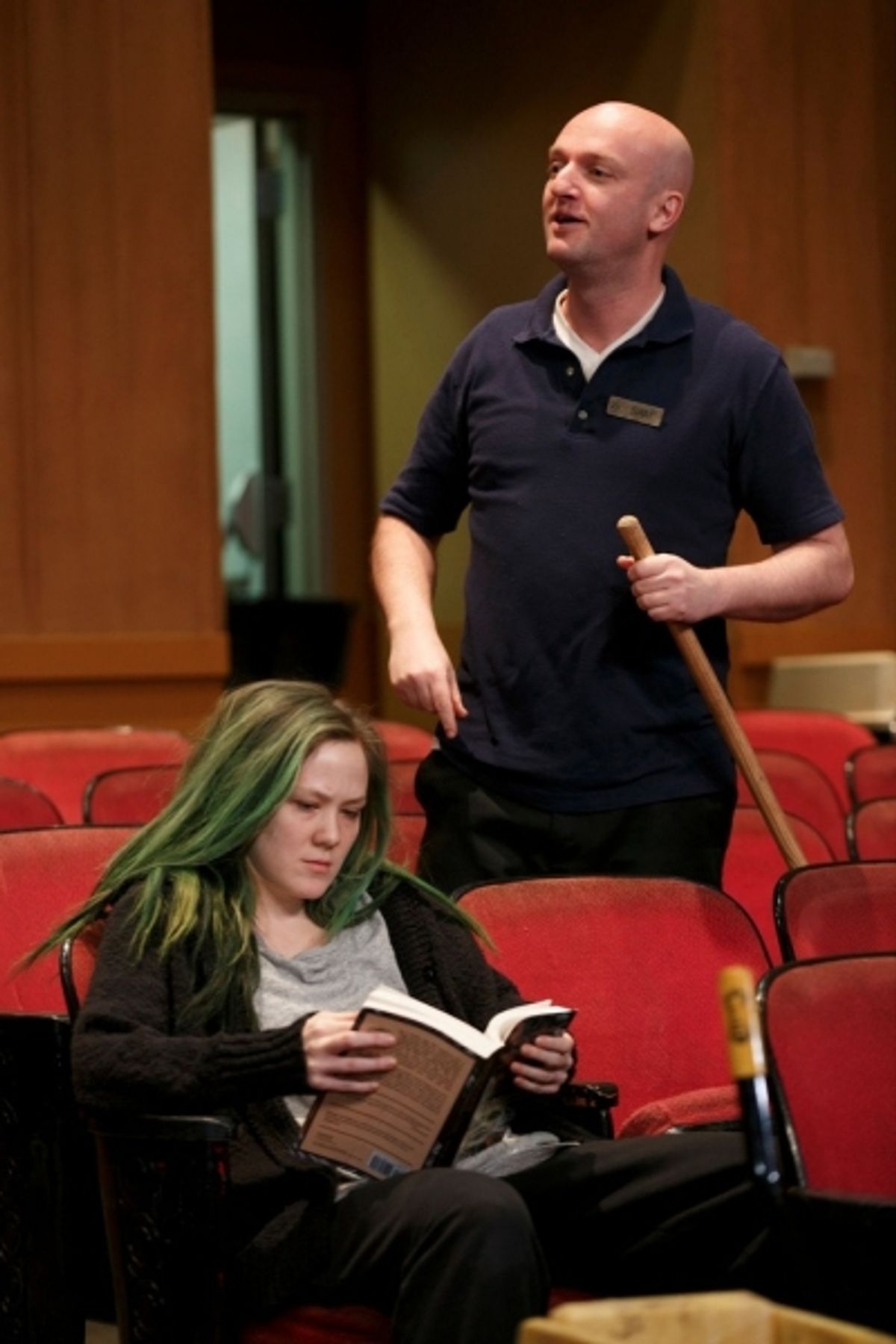 Louisa Krause and Matthew Maher at 