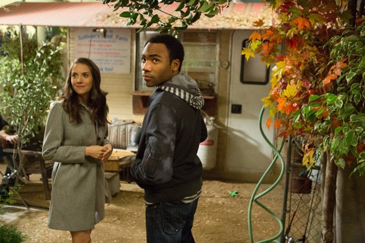 Alison Brie, Donald Glover
 at 