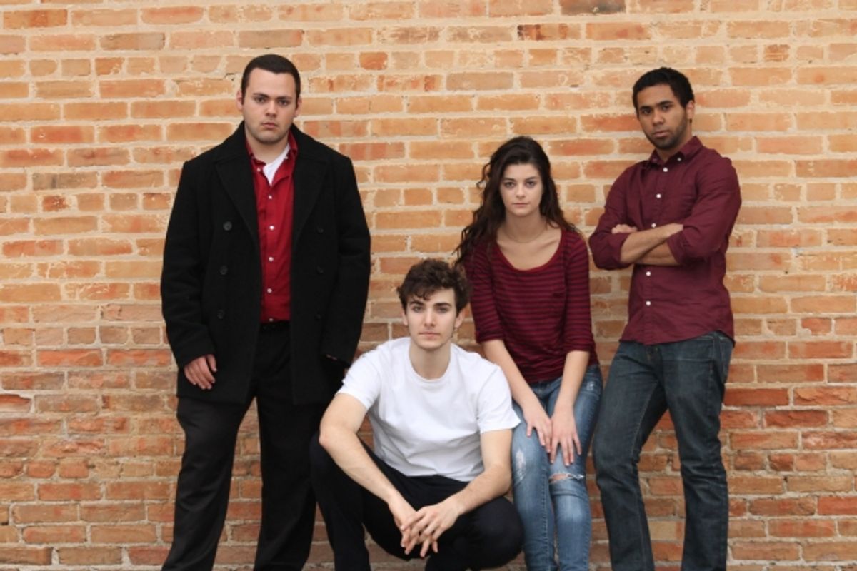 Zack Cagan, Milo Pfeffer, Jessica Saul, and Michael Hogan at 