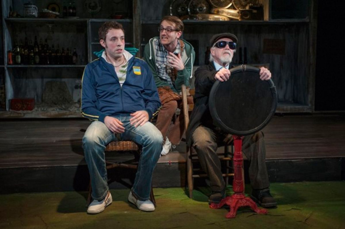 Alex Goodrich as 'Alex,' Brad Smith as 'Jonathan' and William J. Norris as 'Grandfather' at 