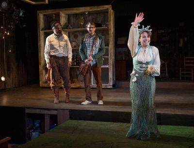 H.B. Ward as "Yankel," Brad Smith as "Jonathan" and Sasha Gioppo as "Brod" Photo