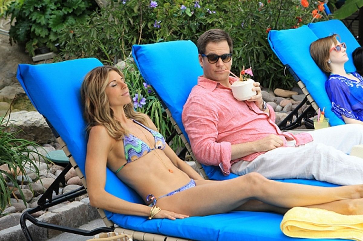 Andrea Bogart, Michael Weatherly
 at 
