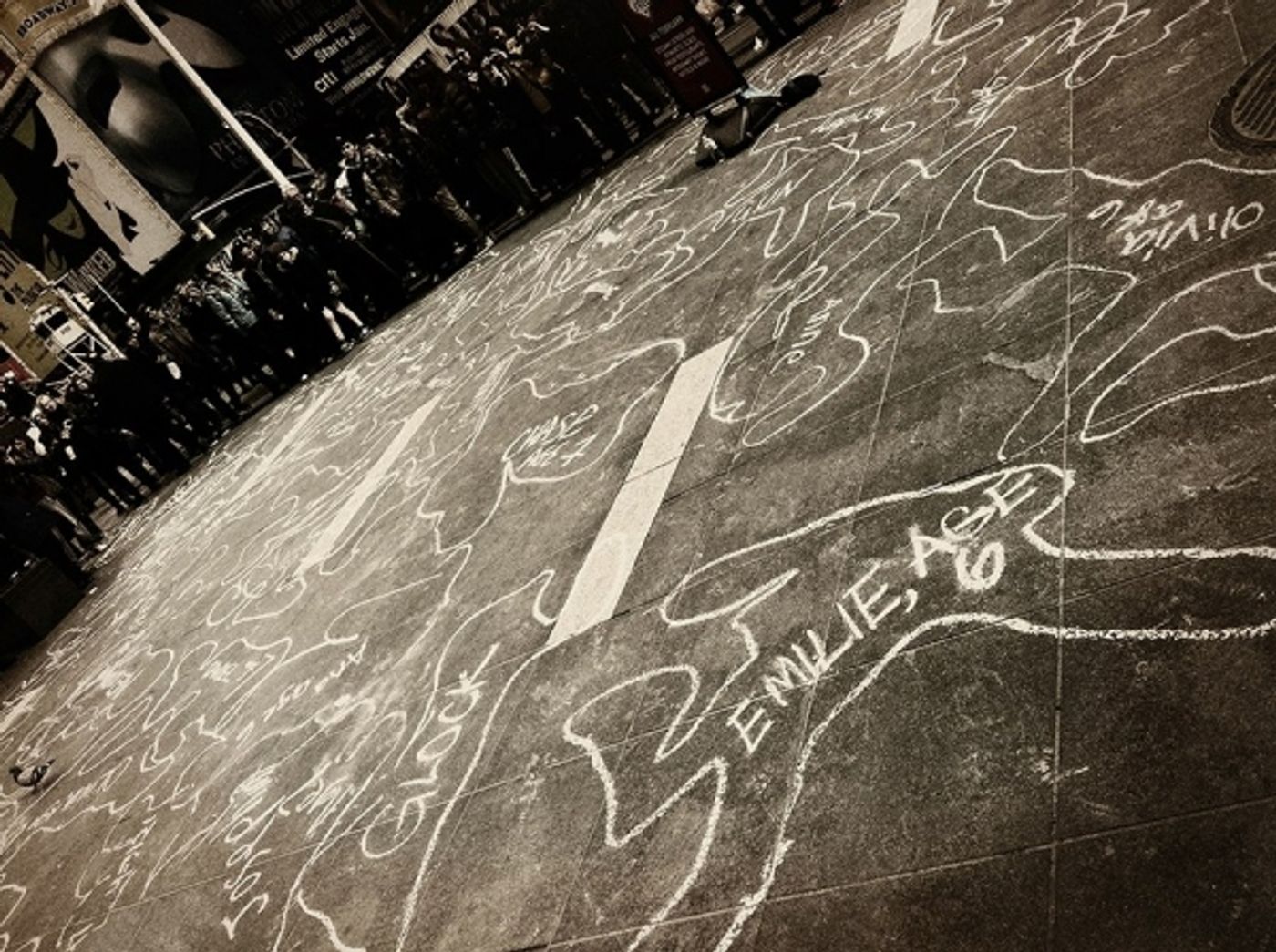 Photo Flash: ART = AMMO: Artists in Support of Gun Control Holds Flash Mob in Times Square Photo Flash: ART = AMMO: Artists in Support of Gun Control Holds Flash Mob in Times Square Image