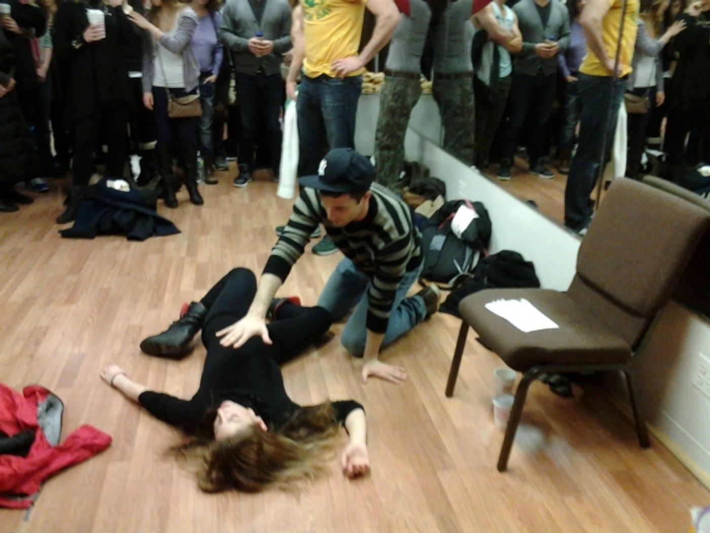 Photo Flash: ART = AMMO: Artists in Support of Gun Control Holds Flash Mob in Times Square Photo Flash: ART = AMMO: Artists in Support of Gun Control Holds Flash Mob in Times Square Image