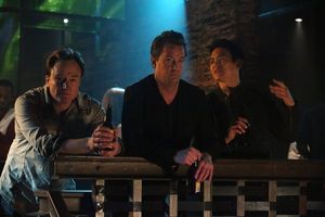 GO ON -- "Ring and a Miss" Episode 116 -- Pictured: (l-r) Bradley Whitford as Hughie, Matthew Perry as Ryan King, John Cho as Steven -- (Photo by: Byron Cohen/NBC) @ BroadwayWorld GO ON -- "Ring and a Miss" Episode 116 -- Pictured: (l-r) Bradley Whitford as Hughie, Photo