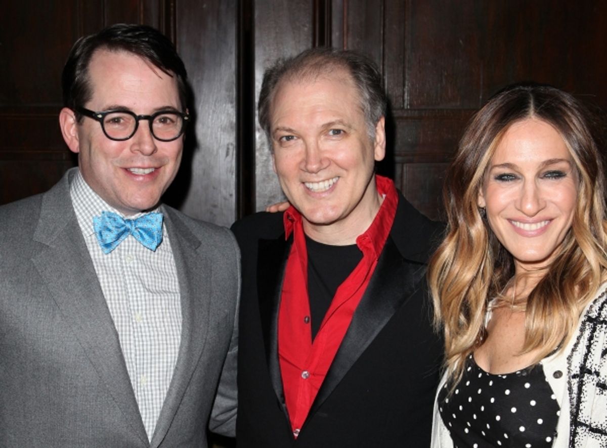 Matthew Broderick, Charles Busch & Sarah Jessica Parker  at 