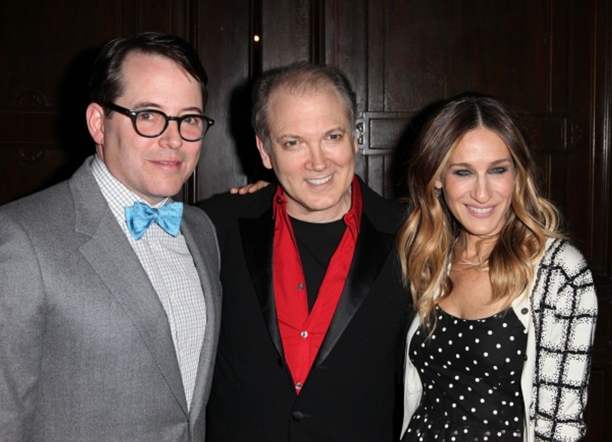 Matthew Broderick, Charles Busch & Sarah Jessica Parker at 