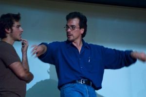Kevin Directing at Rollins College 2010-photo credit Brad Levine Photo