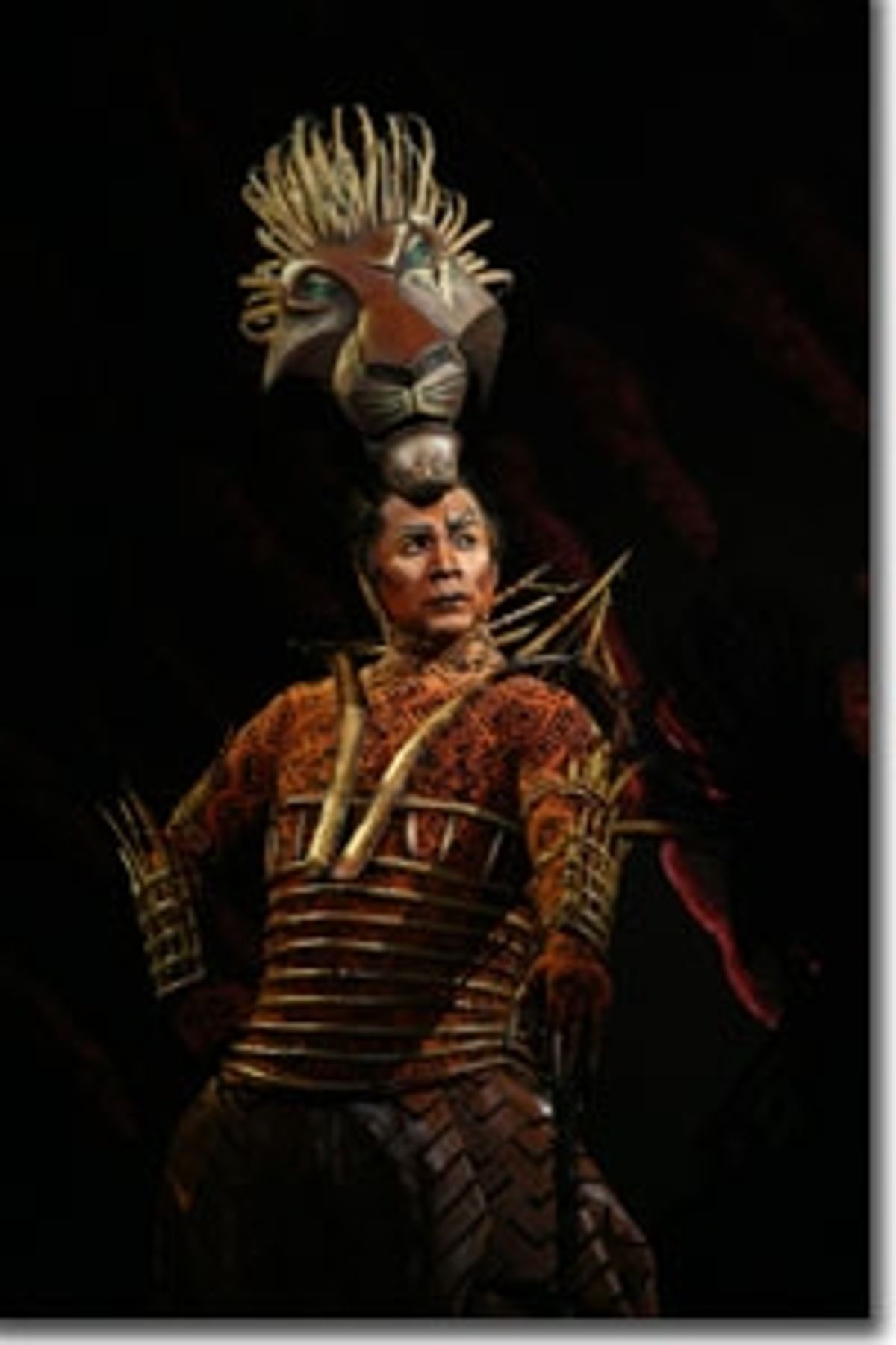 Kevin Gray as Scar in Lion King Broadway Tour - Photo credit Joan Marcus at 