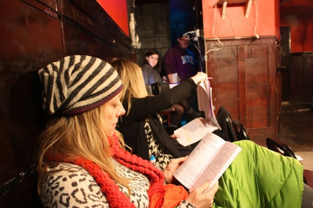 Playwright Micheline Auger at 