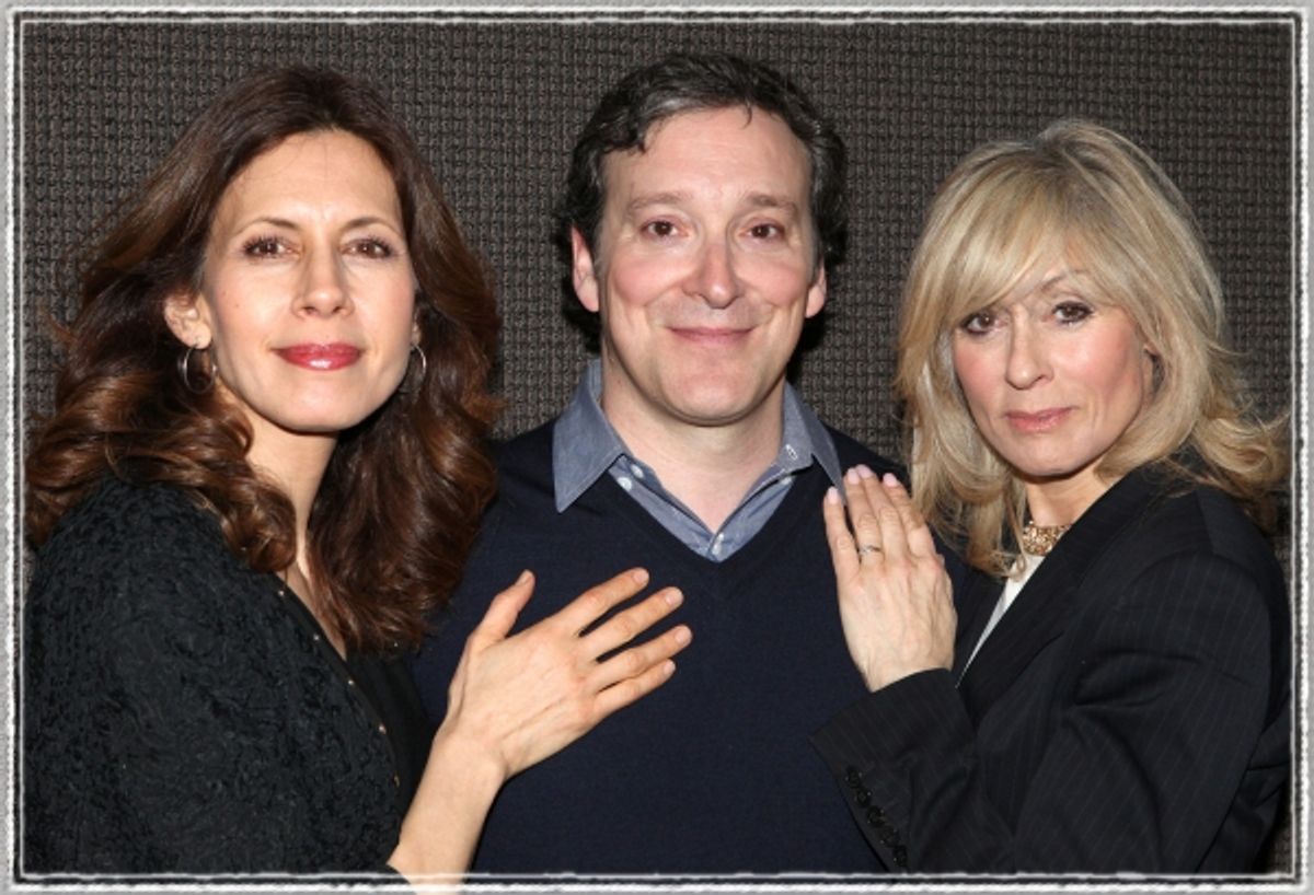 Jessica Hecht, Jeremy Shamos & Judith Light attending the Meet & Greet for The Manhattan Theatre Club's Production of 'The Assembled Parties' at their rehearsal studios in New York City on 2/26/2013 at 