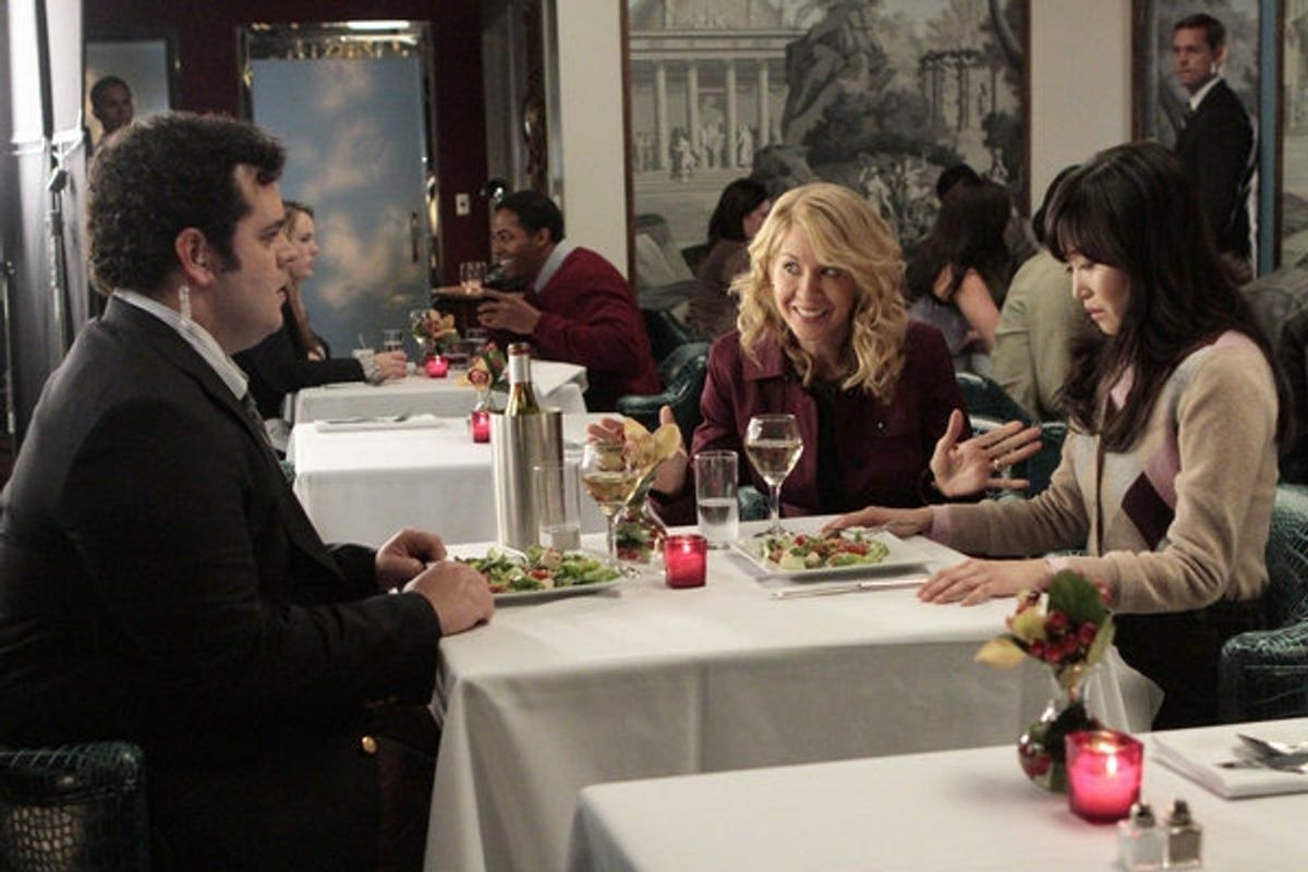 Josh Gad, Jenna Elfman, Susan Park at 