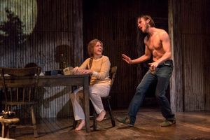 Lisa Joyce as Dr. Jean Loggins and Zachary Booth as Dr. Dan Loggins @ BroadwayWorld Lisa Joyce as Dr. Jean Loggins and Zachary Booth as Dr. Dan Loggins Photo