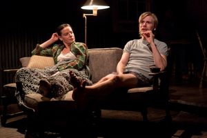 Danielle Skraastad as D.K. (Delia) Eriksen and Zachary Booth as Dr. Dan Loggins Photo