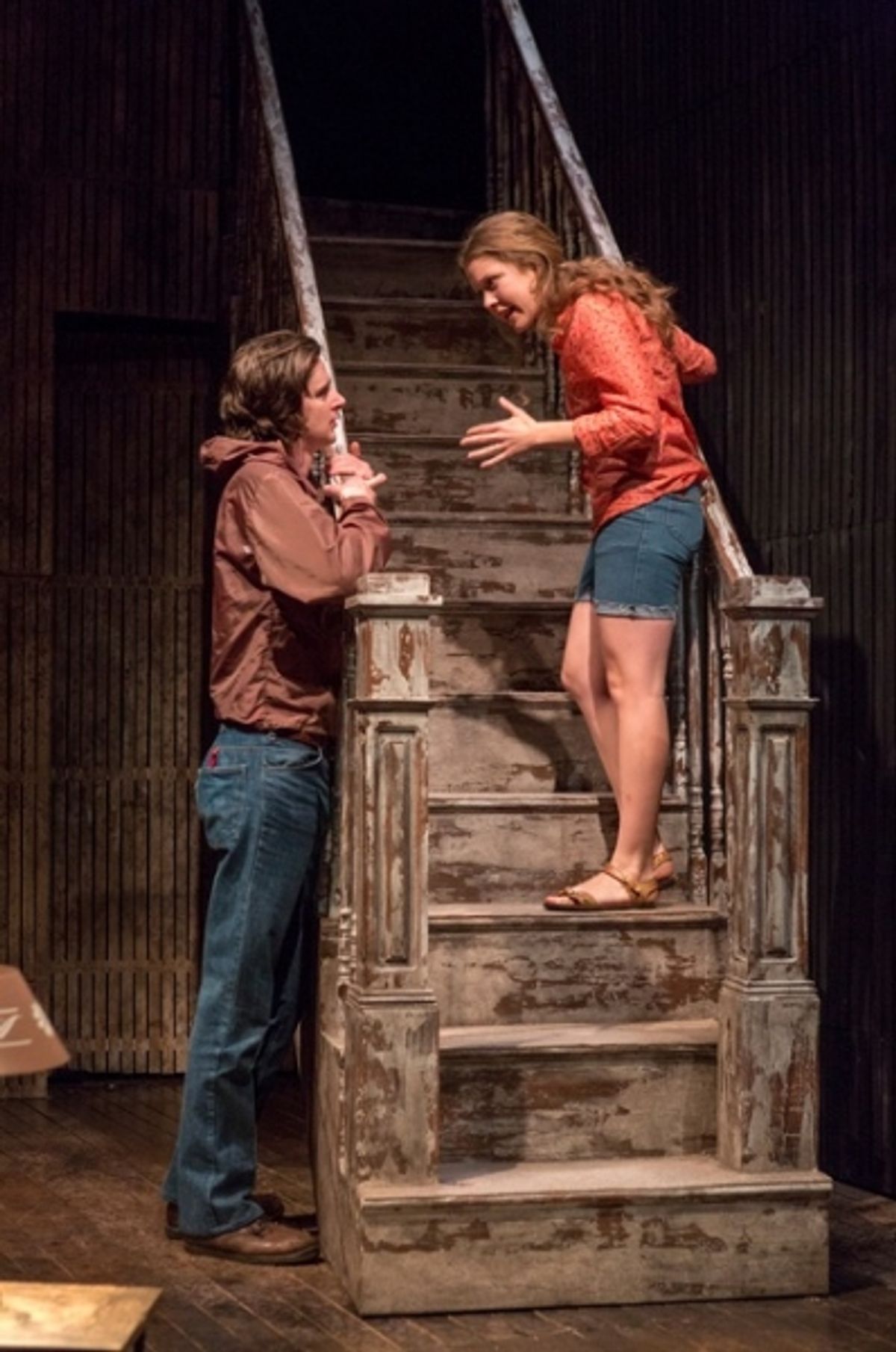 Will Rogers as Chad Jasker and Lisa Joyce as Dr. Jean Loggins at 