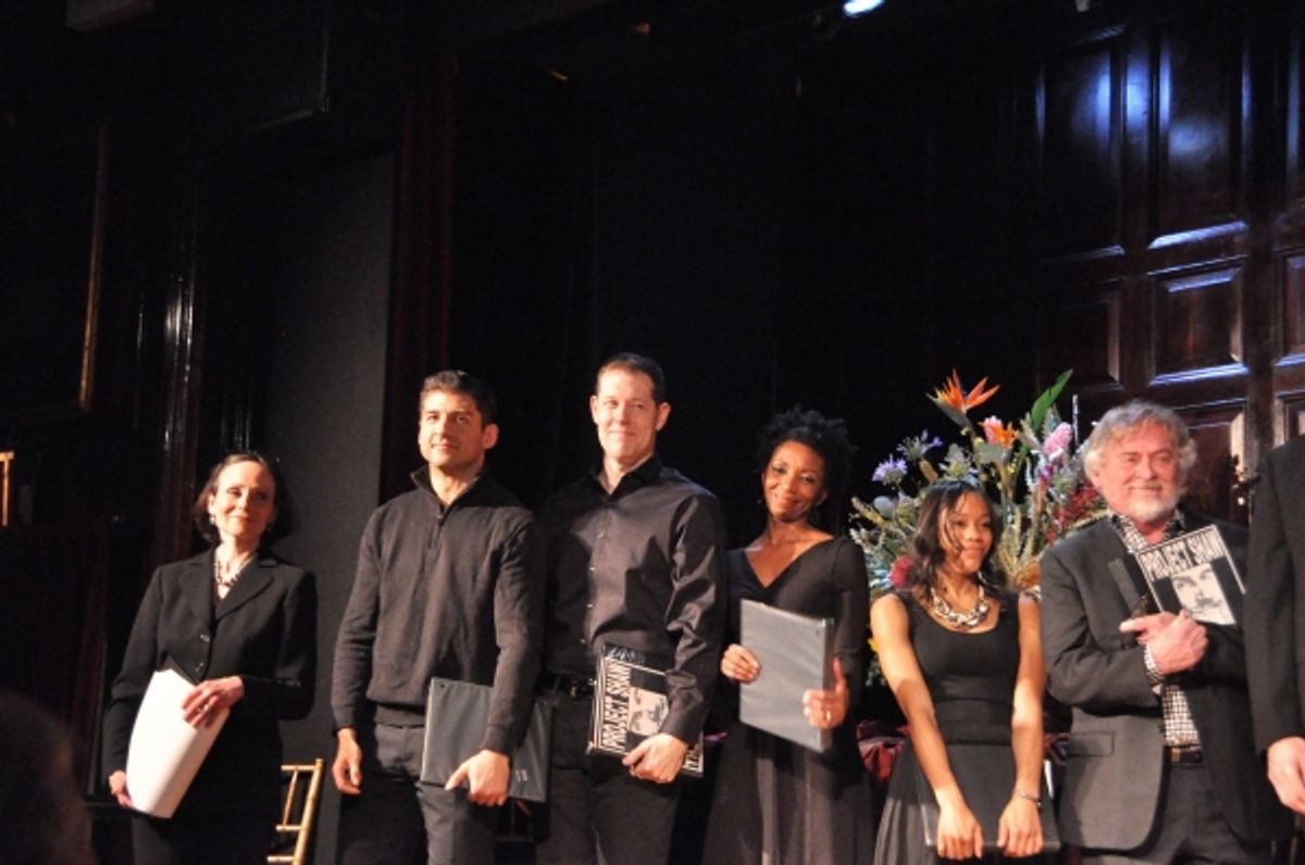 Donna Krager, Tony Yazbeck, John Bolton, Sharon Washington, Nikki M. James and Daniel Davis at 