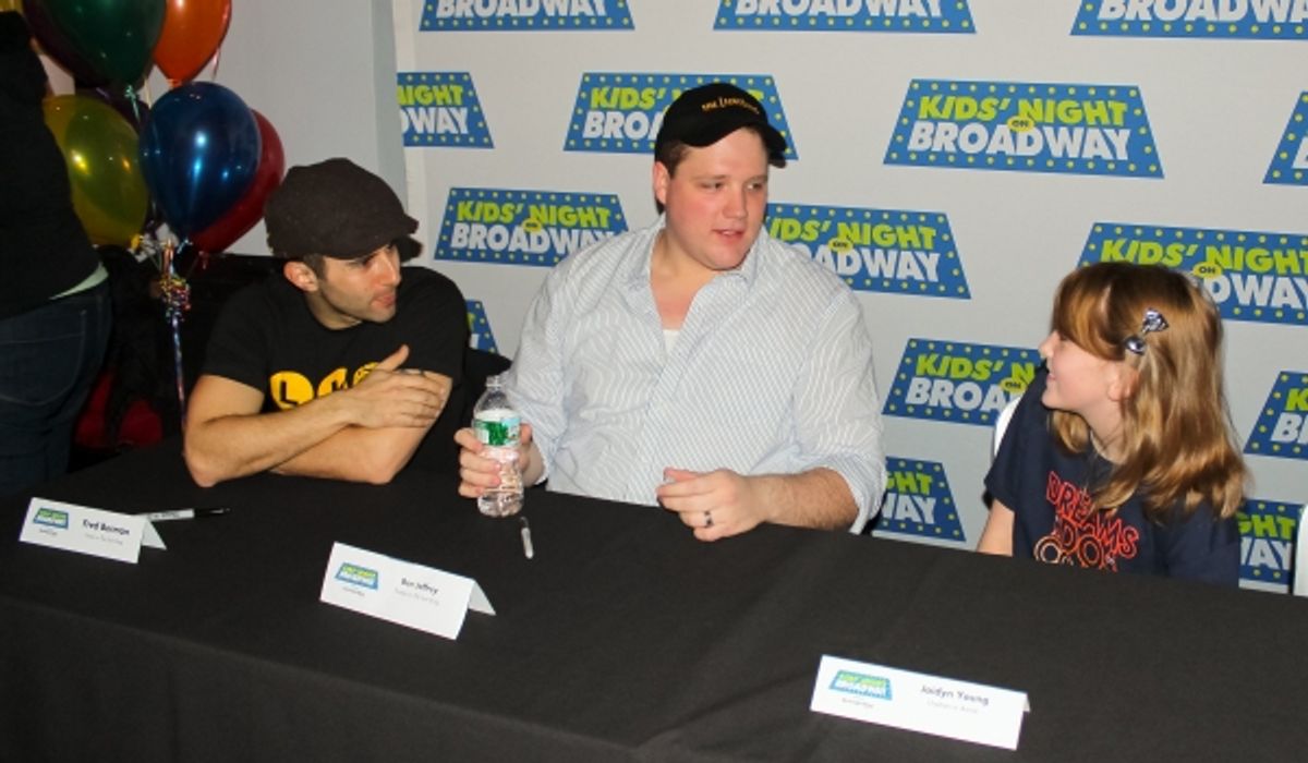 Fred Berman, Ben Jeffery and Jaidyn Young at 