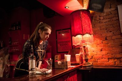 Miranda Huba in "Candy Tastes Nice" at the upstairs lounge at Madame X (94 W. Houston Photo