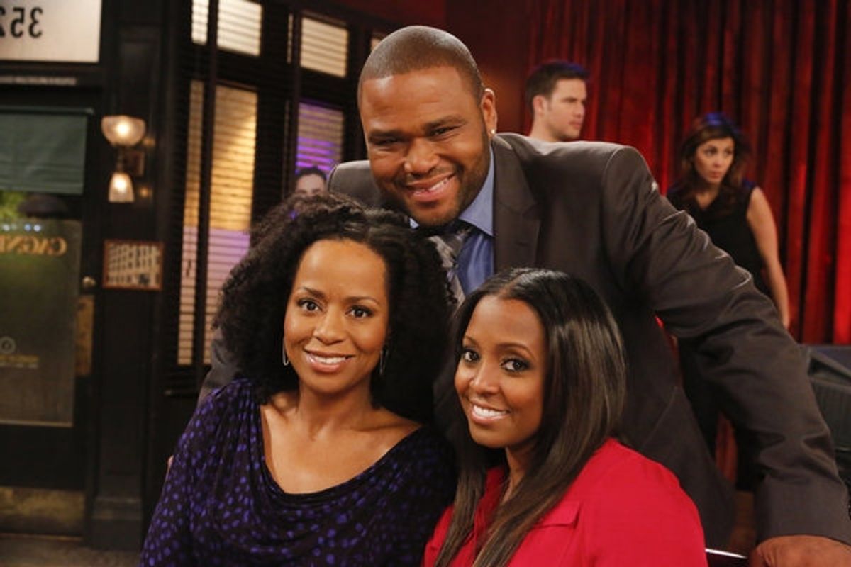 Tempestt Bledsoe, Anthony Anderson, Keshia Knight Pulliam at 