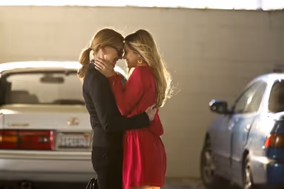Pictured: (l-r) Julie White as Anne, Piper Perabo as Simone -- (Photo by: Justin Lubi Photo