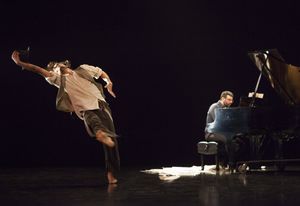 Encoded Revision (1996) Choroegrapher: Peggy Baker: Dancer: Benjamin Kamino Pianist:  Photo