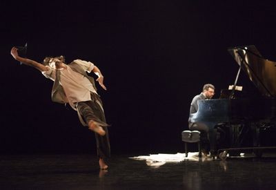 Encoded Revision (1996) Choroegrapher: Peggy Baker: Dancer: Benjamin Kamino Pianist:  Photo