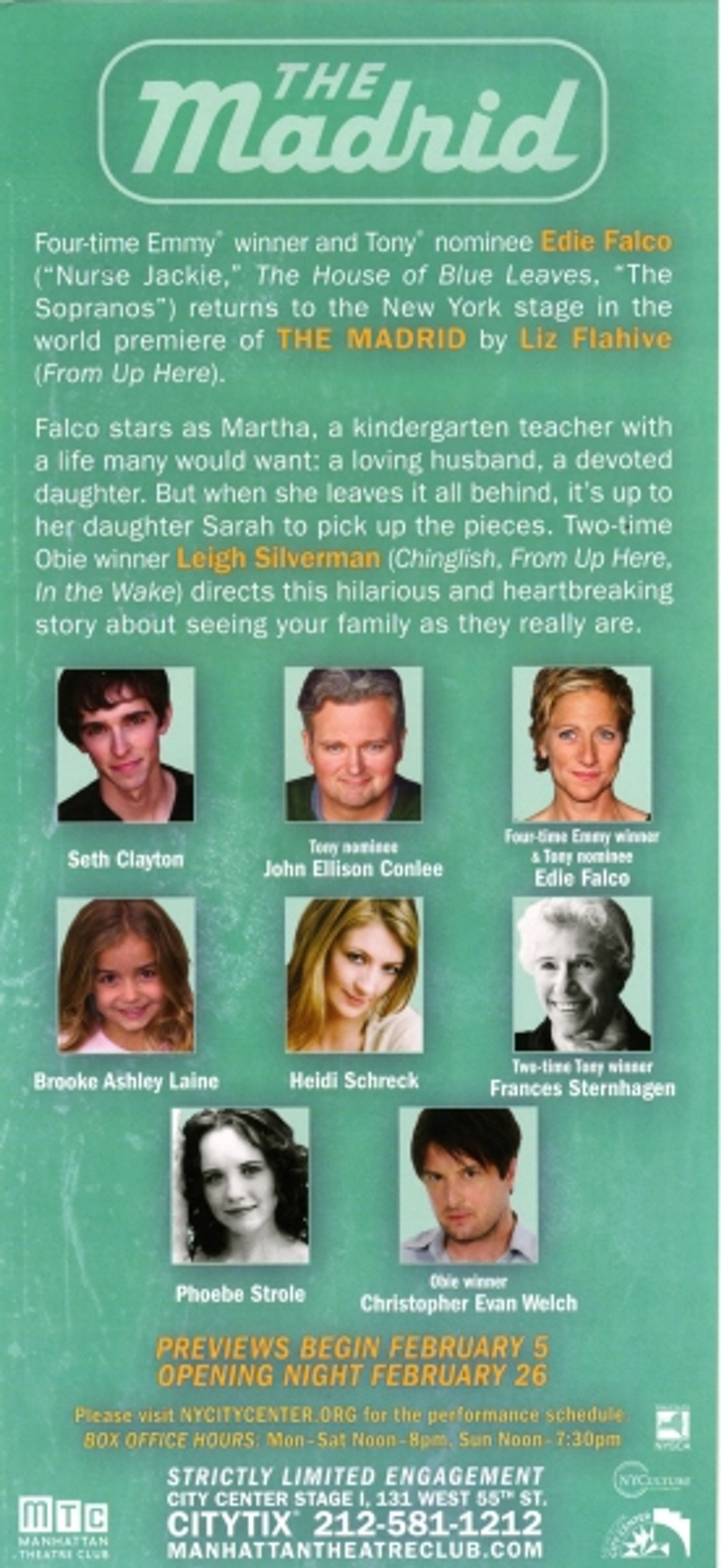 Photo Coverage: Inside Opening Night of MTC's THE MADRID!  Image