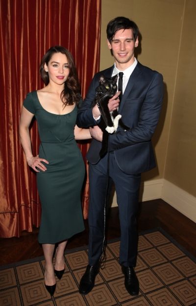 Emilia Clarke with Monty & Cory Michael Smith  Photo