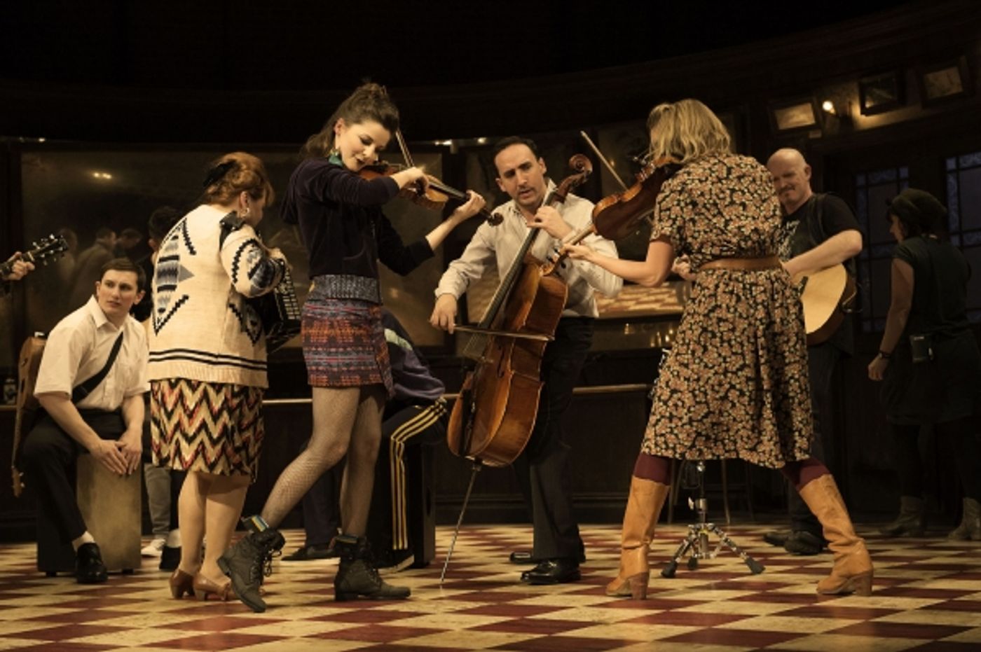 Photo Flash: First Look at Declan Bennett and Zrinka Cvitesic in West End's ONCE! Image