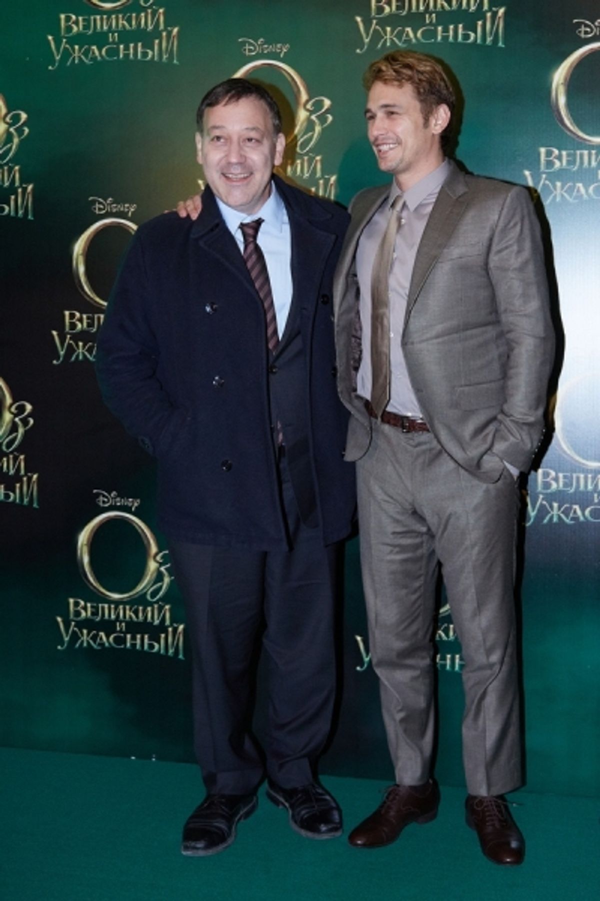 Sam Raimi and James Franco