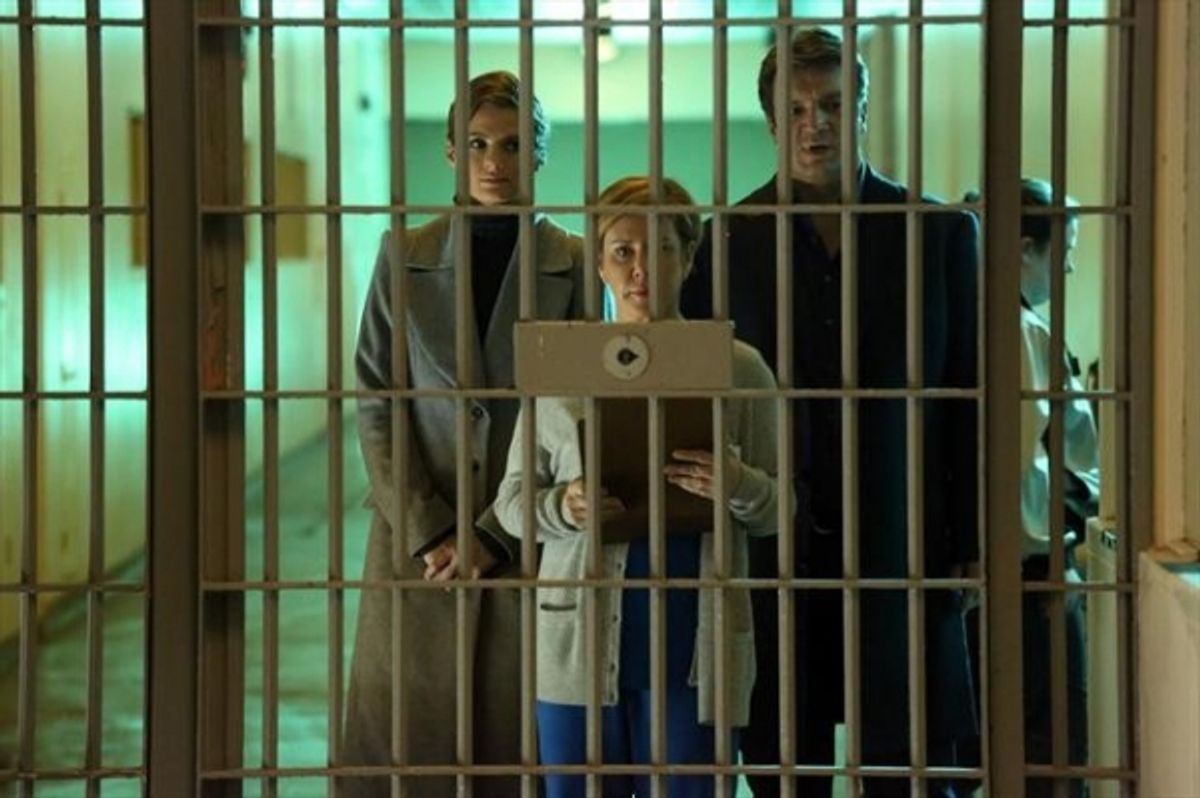 STANA KATIC, ROMY ROSEMONT, NATHAN FILLION at 