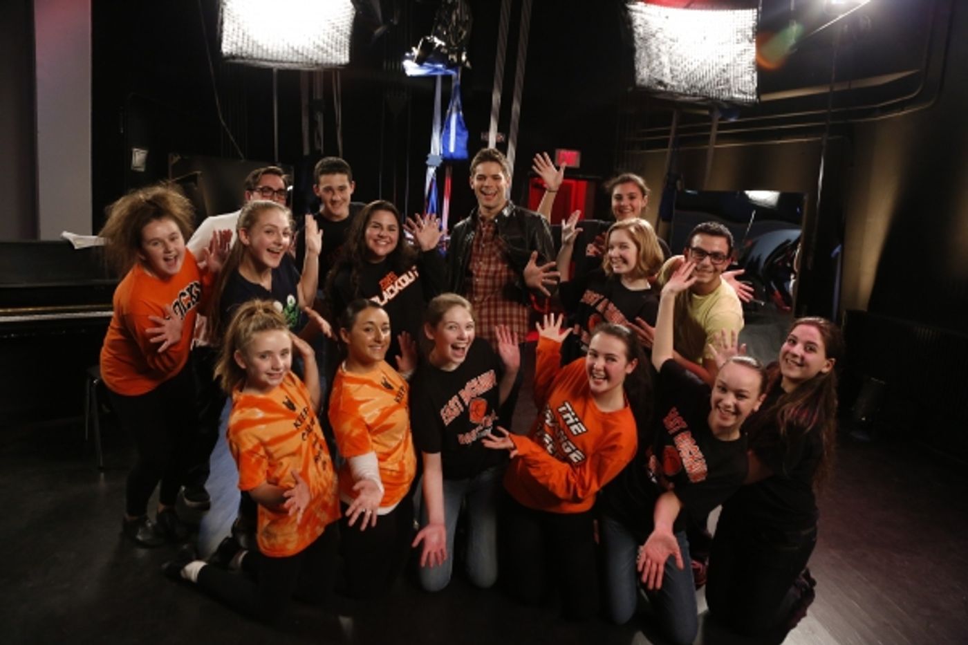 Photo Flash: SMASH Star Jeremy Jordan Joins the MAKE A MUSICAL Program to Rebuild East Rockaway High School's Stage  Image