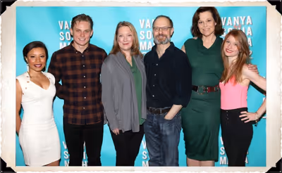 Shalita Grant, Billy Magnussen, Kristine Nielsen, David Hyde Pierce, Sigourney Weaver Photo