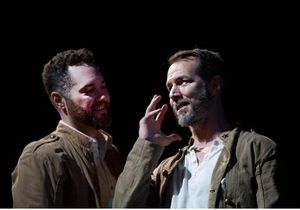 Denis Butkus as Conrade and Paul Niebanck as Borachio. Photo by Henry Grossman. Photo