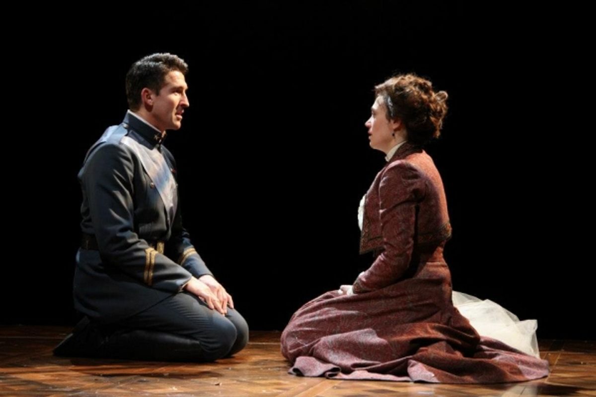 Jonathan Cake and Maggie Siff. Photo by Henry Grossman.  at 