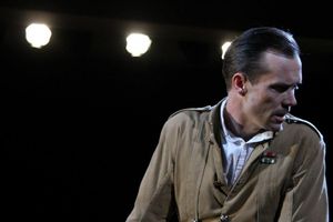 Saxon Palmer as Don John. Photo by Gerry Goodstein. Photo