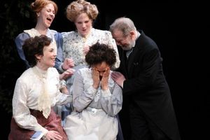 Top: Kate MacCluggage, Elizabeth Meadows Rouse, Robert Langdon Lloyd. Bottom: Maggie Siff, Michelle Beck. Photo by Gerry Goodstein. @ BroadwayWorld Top: Kate MacCluggage, Elizabeth Meadows Rouse, Robert Langdon Lloyd. Bottom: Maggie Photo