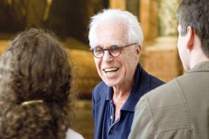 Caroline Durlacher, John Guare & Drew Dickenson visit the San Luigi dei Francesi church during their playwriting workshop in Rome, Italy @ BroadwayWorld Caroline Durlacher, John Guare & Drew Dickenson visit the San Luigi dei Francesi Photo