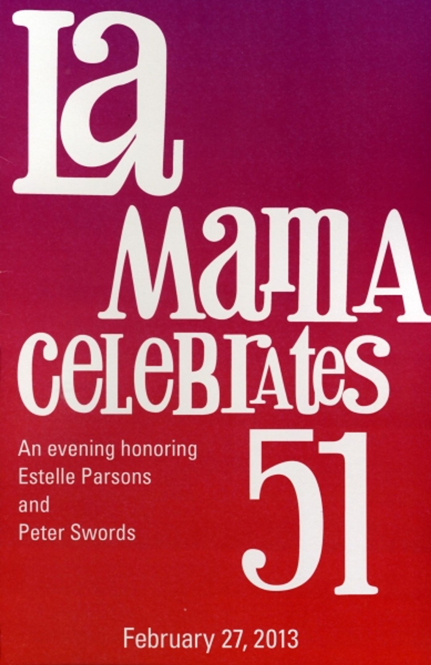 Photo Coverage: Inside La Mama's 51 Gala!  Image