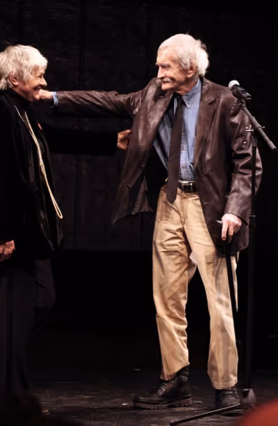 Estelle Parsons & Edward Albee during the La Mama Celebrates 51 Gala honoring Estelle Photo