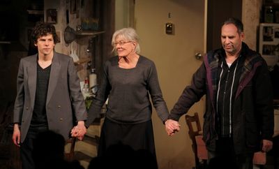 Jesse Eisenberg, Vanessa Redgrave & Daniel Oreskes Photo