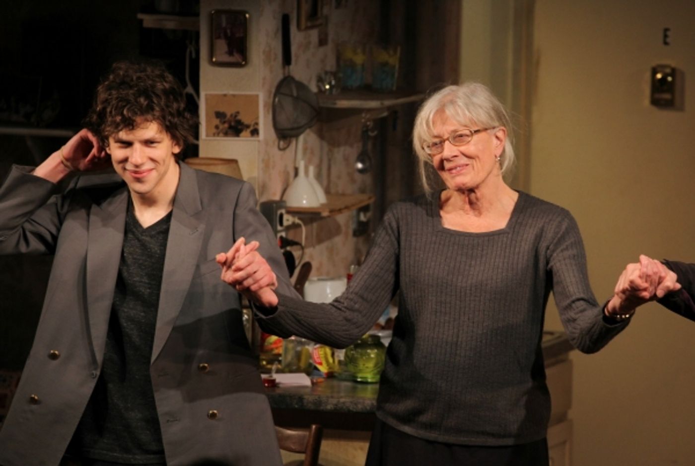 Photo Coverage: THE REVISIONIST's Opening Night Curtain Call with Jesse Eisenberg & Vanessa Redgrave  Image