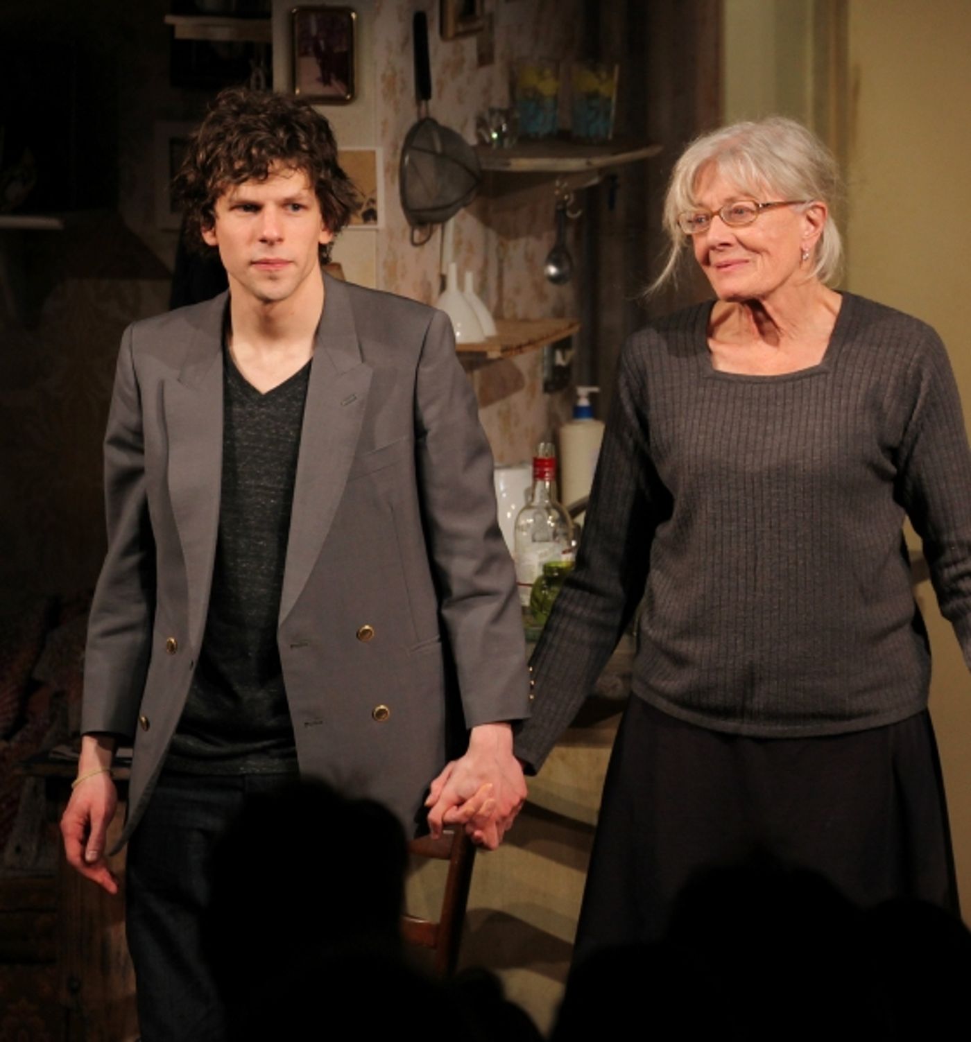 Photo Coverage: THE REVISIONIST's Opening Night Curtain Call with Jesse Eisenberg & Vanessa Redgrave  Image