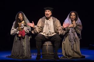 L to R: Maegan McConnell as Antonia, Laurent Giroux as The Padre, &amp; Julia Krohn a Photo