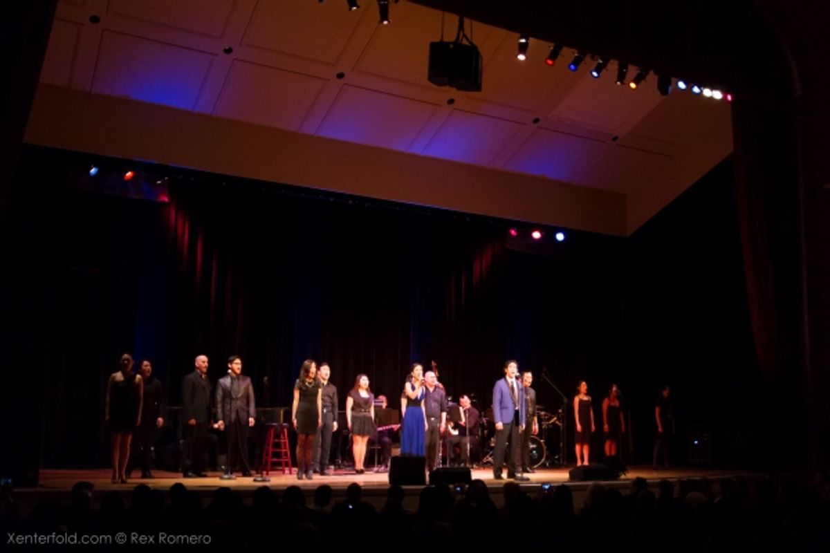 Adam Jacobs, Ali Ewoldt, Rona Figueroa, Broadway Barkada at 