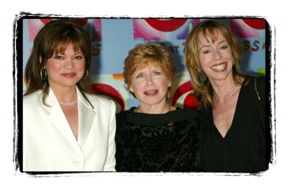 Valerie Bertinelli and Bonnie Franklin with Mackenzie Phillips at 