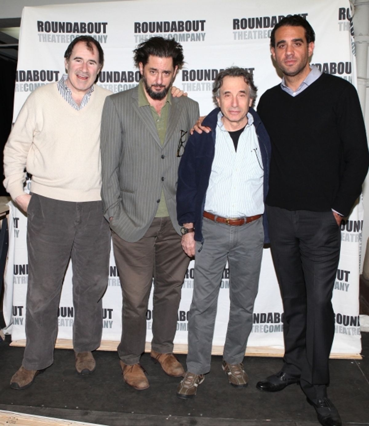Richard Kind, Reg Rogers, Chip Zien, Bobby Cannavale  at 