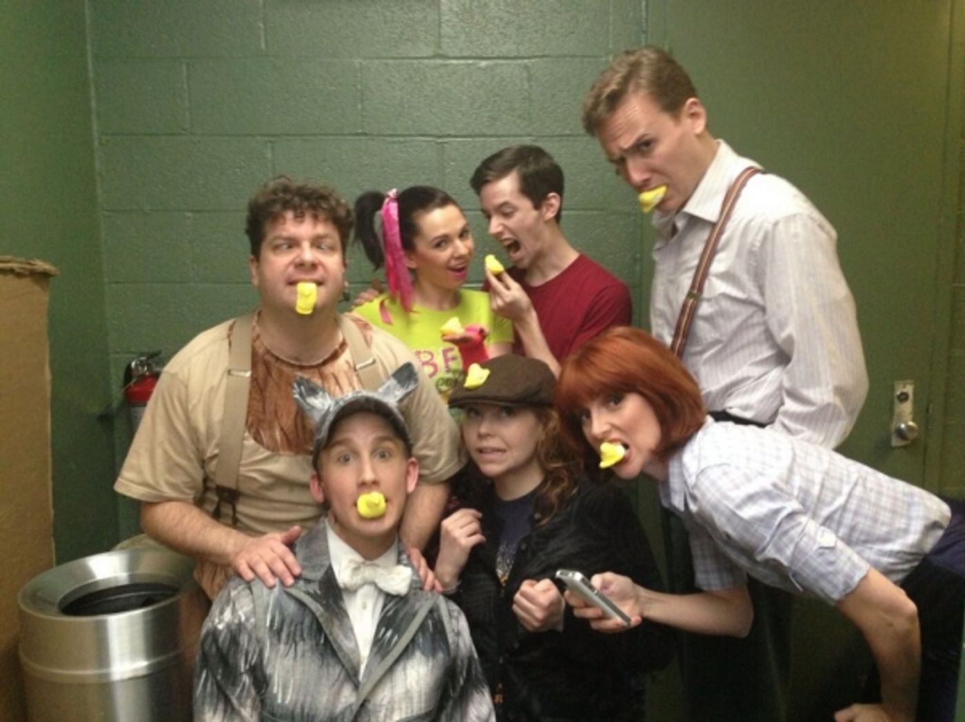Photo Flash: Saturday Intermission Pics, March 2 - NEWSIES and BOOK OF MORMON Channel SONGS FOR A NEW WORLD and More! Image
