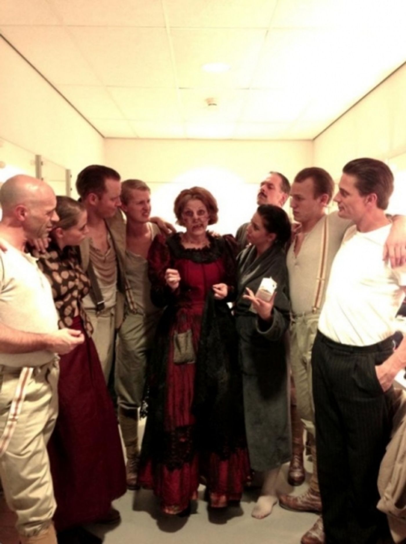 Photo Flash: Saturday Intermission Pics, March 2 - NEWSIES and BOOK OF MORMON Channel SONGS FOR A NEW WORLD and More! Image