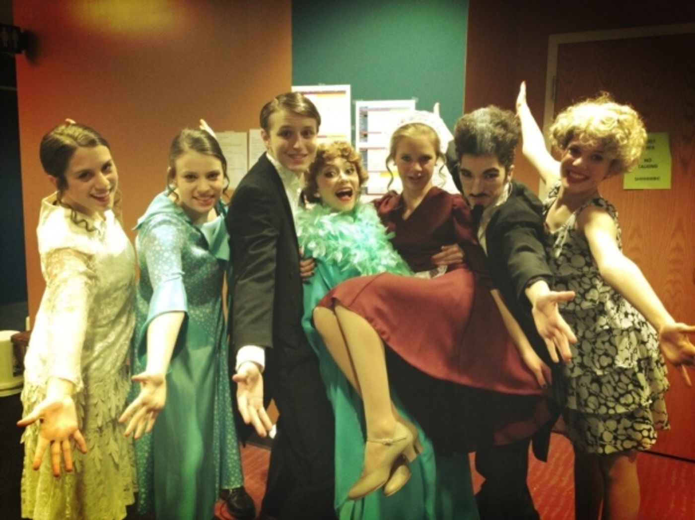 Photo Flash: Saturday Intermission Pics, March 2, Part 2 - CINDERELLA's Slippers, KINKY BOOTS' Factory Mates and More! Photo Flash: Saturday Intermission Pics, March 2, Part 2 - CINDERELLA's Slippers, KINKY BOOTS' Factory Mates and More! Image